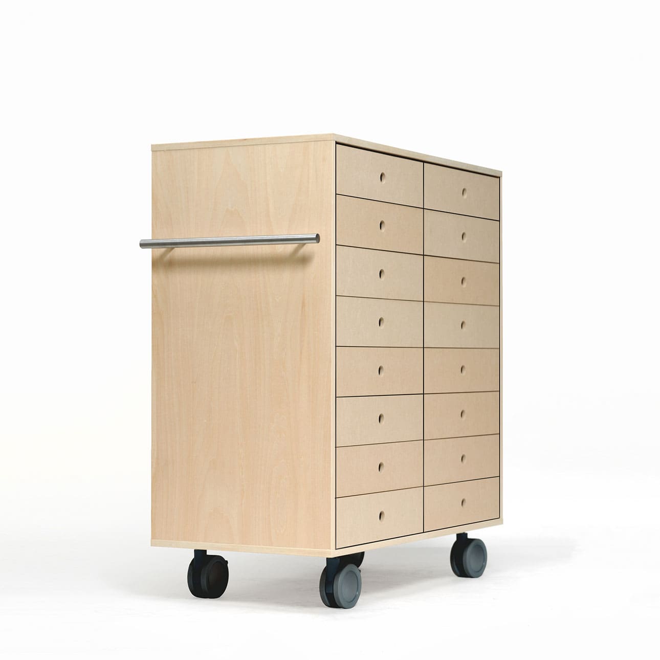 Storage Cart  キャスター付き収納カート 標準タイプ A4書類引き出し収納カート 浅め