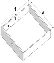 Storage Cart  キャスター付き収納カート 標準タイプ A4書類引き出し収納カート 浅め