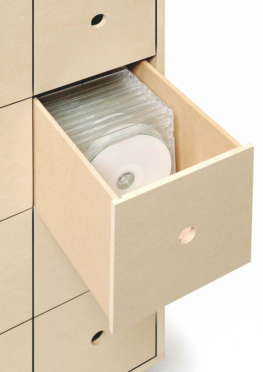 Storage Cart  キャスター付き収納カート 標準タイプ CD引き出し収納カート