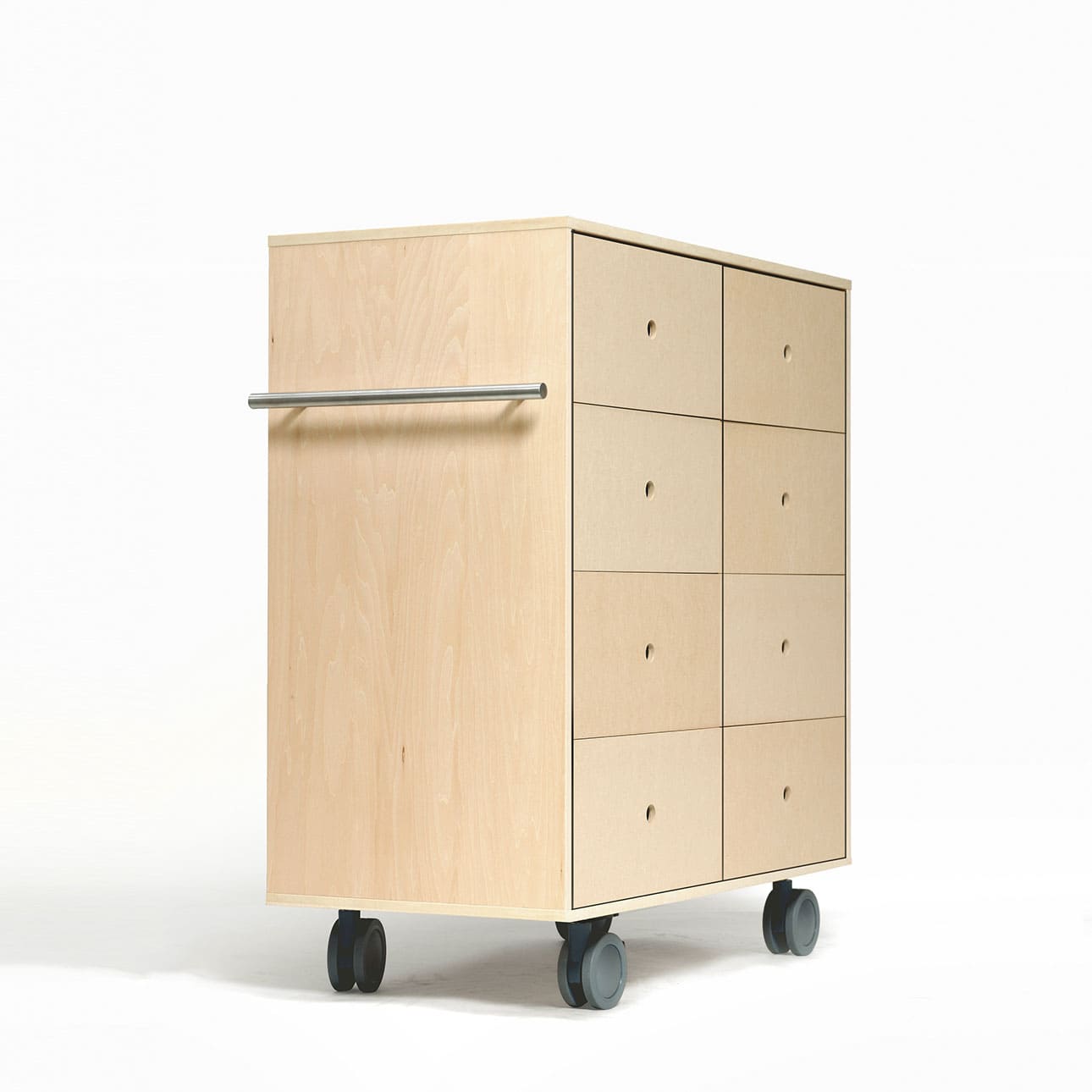 Storage Cart  キャスター付き収納カート 標準タイプ A4書類引き出し収納カート 深め