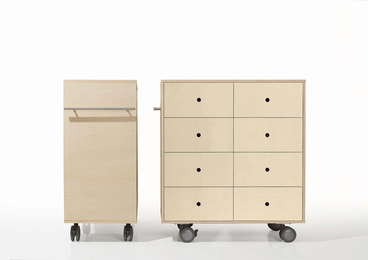 Storage Cart  キャスター付き収納カート 標準タイプ A4書類引き出し収納カート 深め