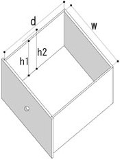 Storage Cart  キャスター付き収納カート 標準タイプ A4書類引き出し収納カート 深め