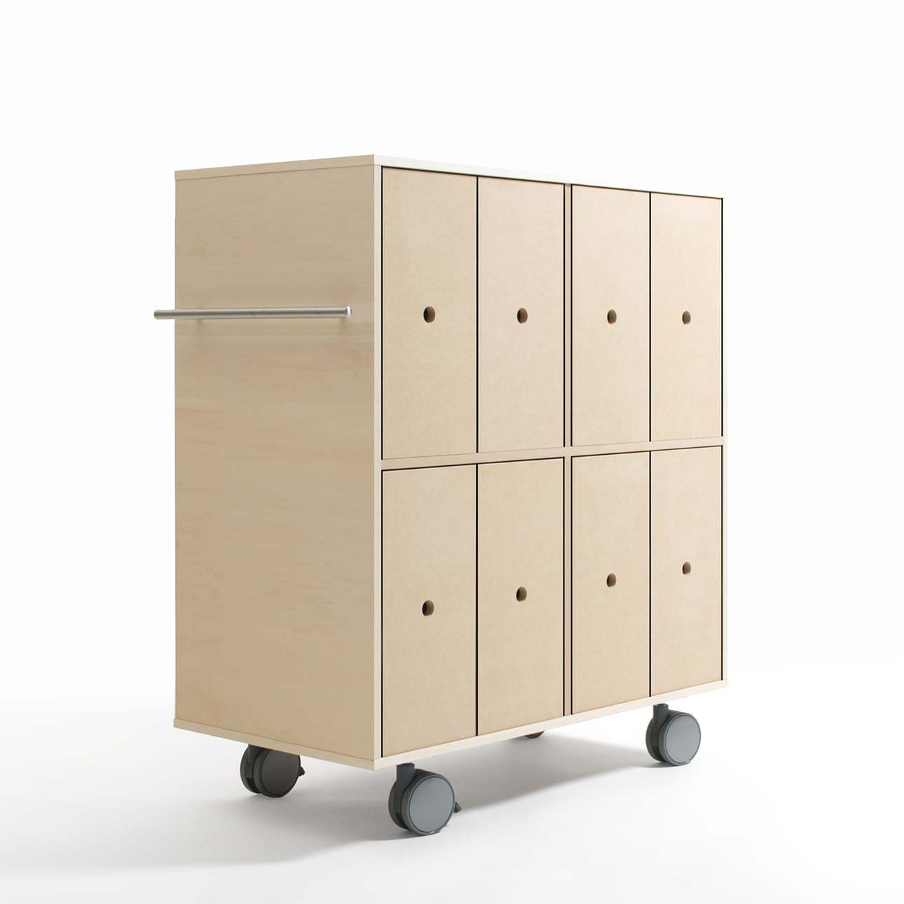 Storage Cart  キャスター付き収納カート 標準タイプ ファイルボックス 2段×4列