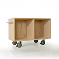 Storage Cart キャスター付き収納カート ロータイプ LPレコード収納カート