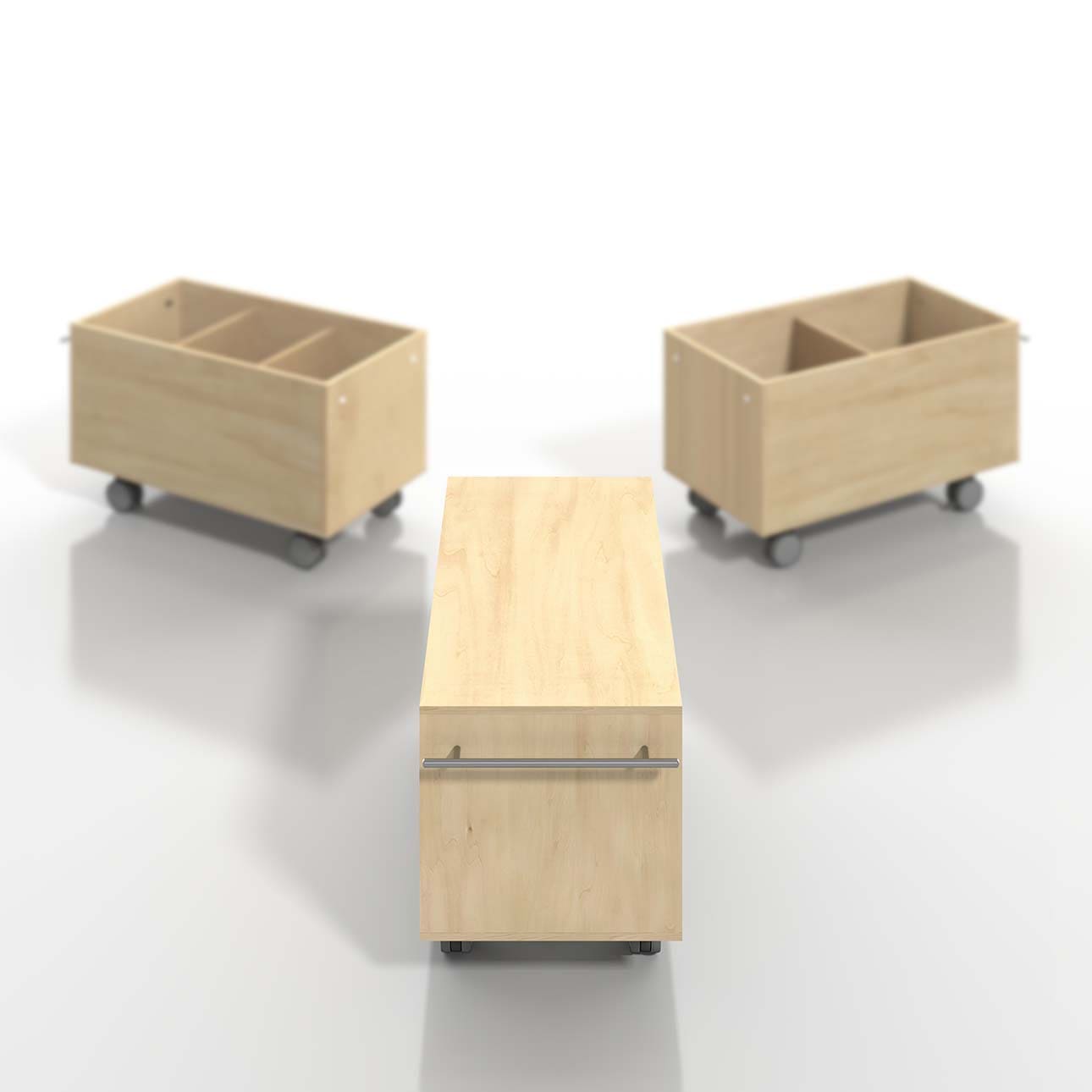Storage Cart キャスター付き収納カート ロータイプ LPレコード収納カート