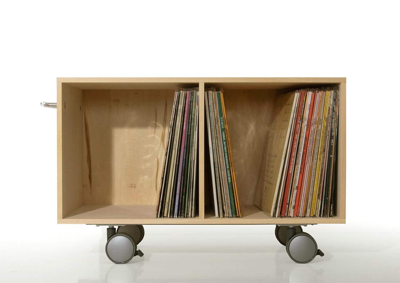Storage Cart キャスター付き収納カート ロータイプ LPレコード収納カート