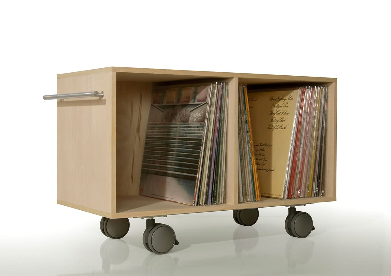 Storage Cart キャスター付き収納カート ロータイプ LPレコード収納カート