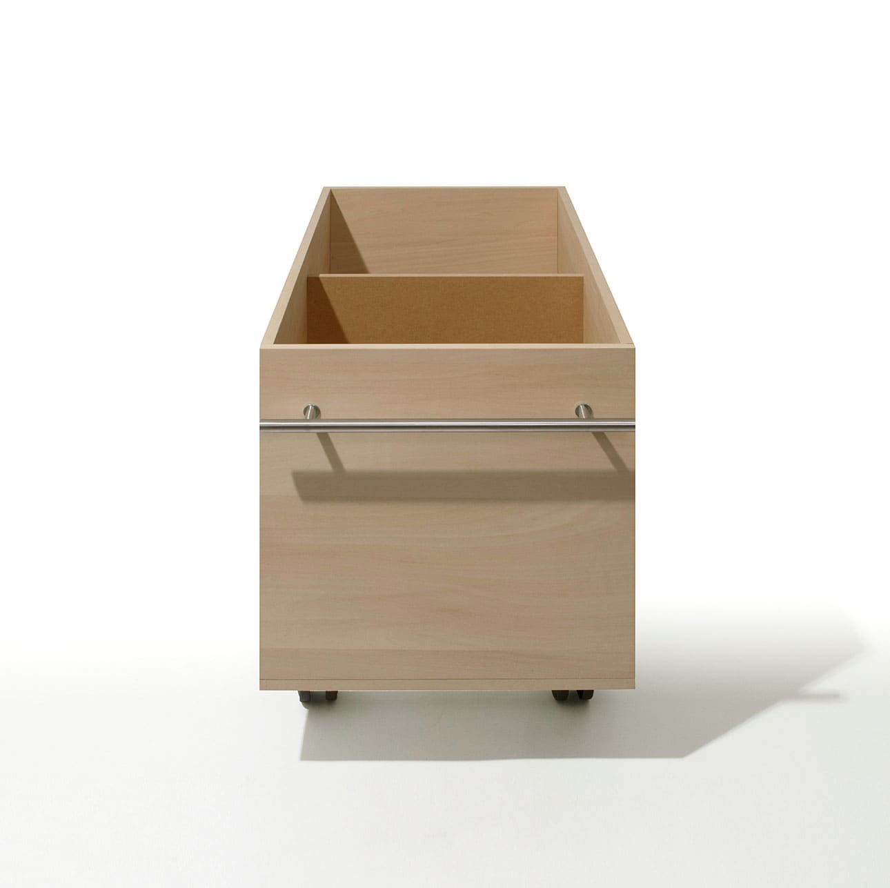 Storage Cart キャスター付き LPレコード収納カート（上部開放）2コマ