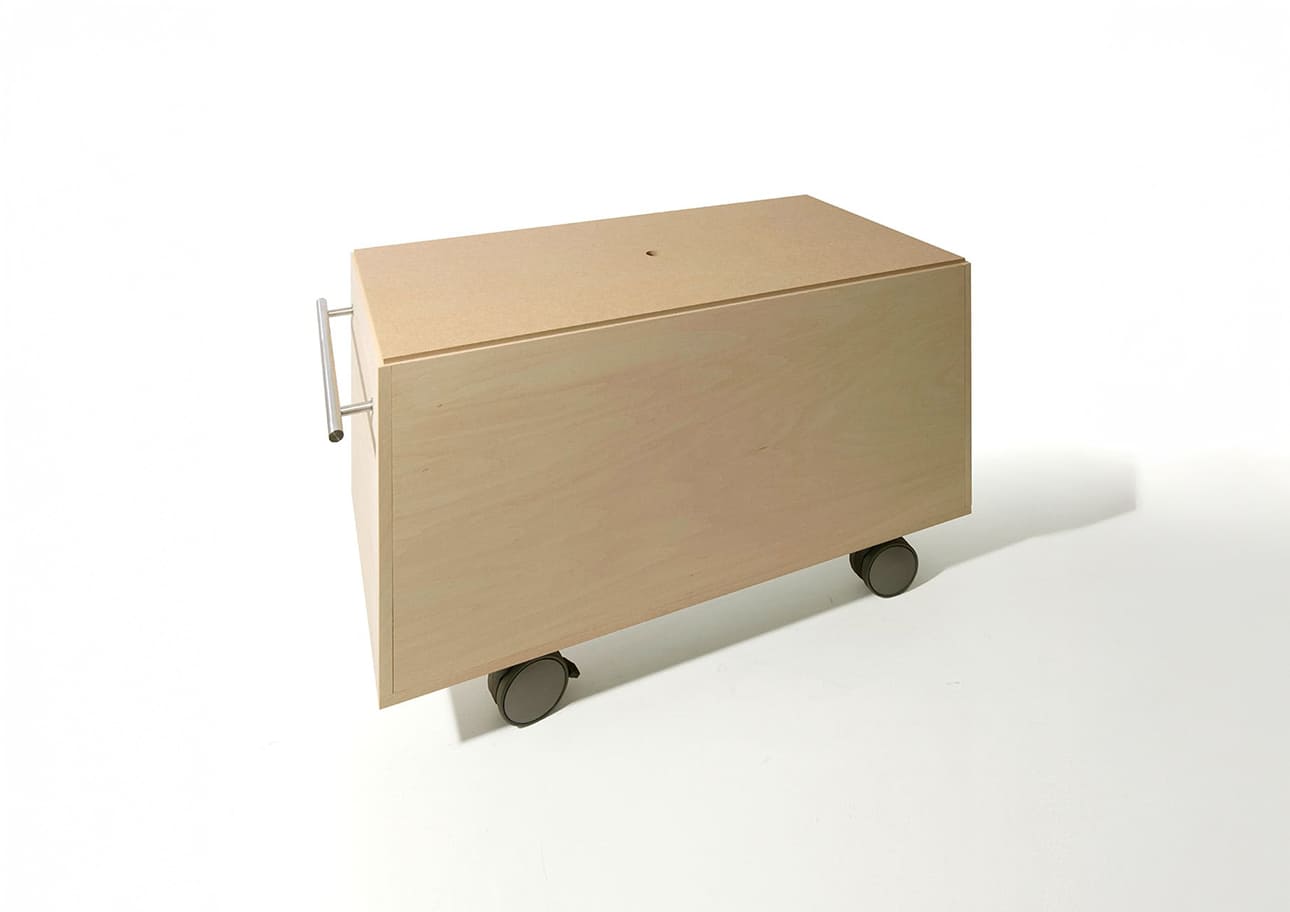 Storage Cart  キャスター付き収納カート  ロータイプ  LPレコード収納カート（上部開放）用蓋