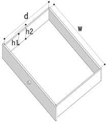 Storage Cart  キャスター付き収納カート A3書類引き出し収納カート ミドルタイプ