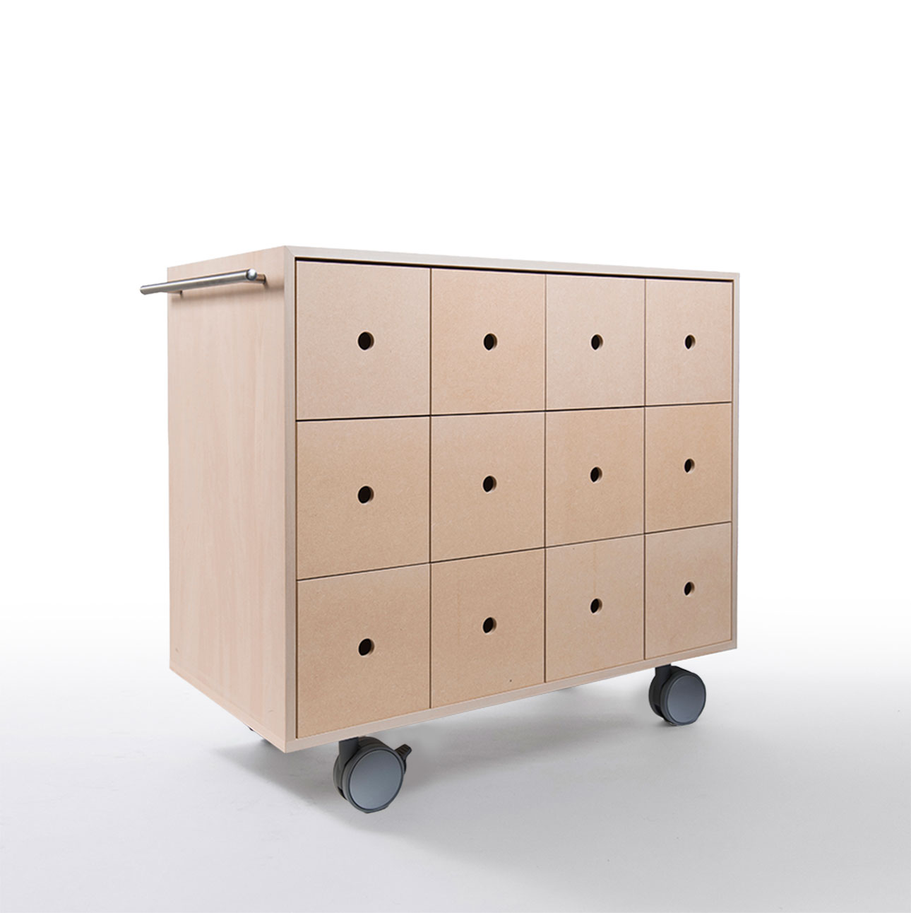 Storage Cart  キャスター付き収納カート CD引き出し収納カート ミドルタイプ