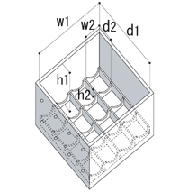 構成ユニット：ワイン収納箱[小・深めタイプ]