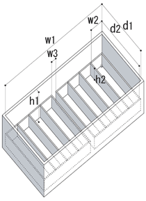 構成ユニット：工具収納箱[大・深めタイプ]