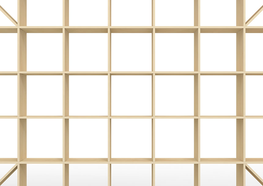 グリッドデザインによるミニマルな構成