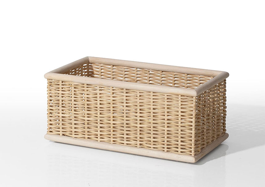 竹ひご（ラタン）収納ボックス