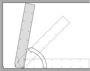 天井目一杯に設置する場合：STEP 2