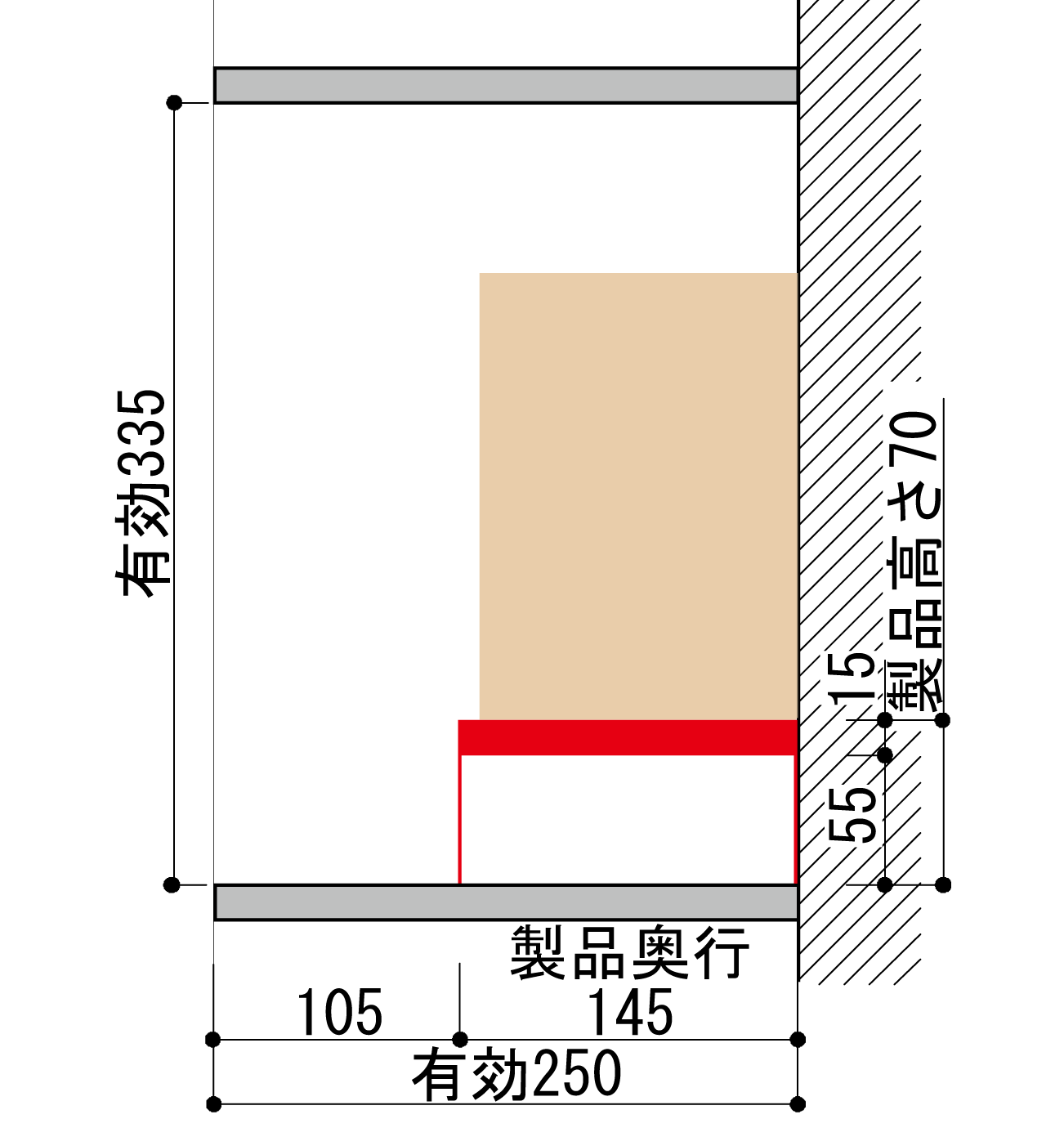 本棚 内部 仕切り棚 仕切り板 中仕切り