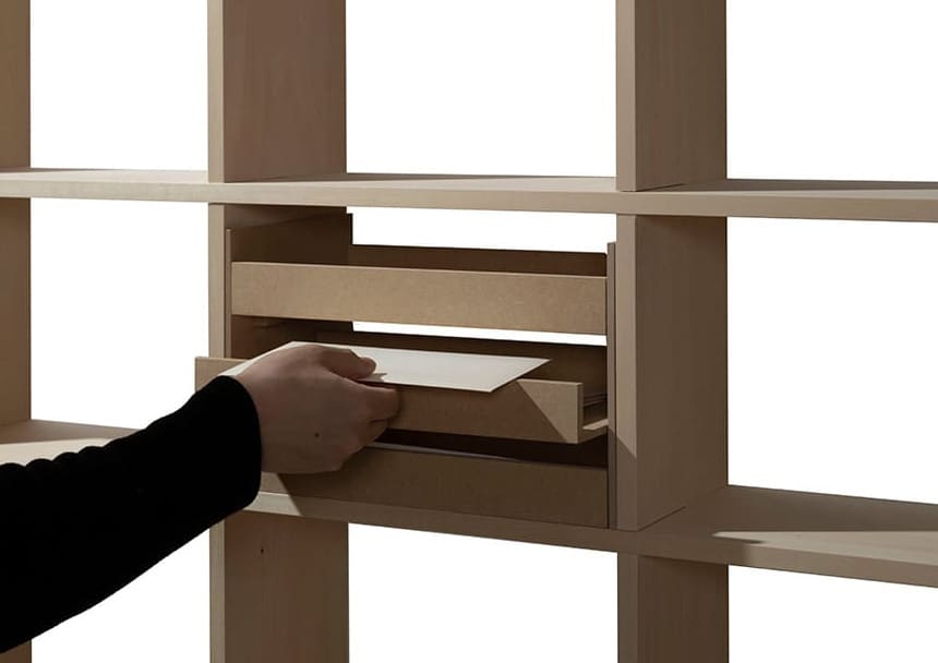 「カセット」や「トレー」で、より機能的な壁面収納に