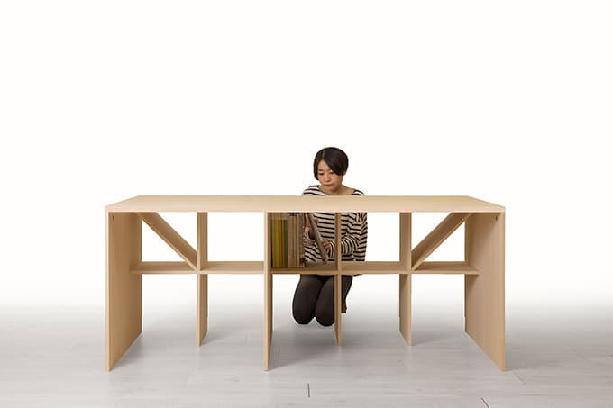足元棚付きデスク 学習机 作業机 商品展示台
