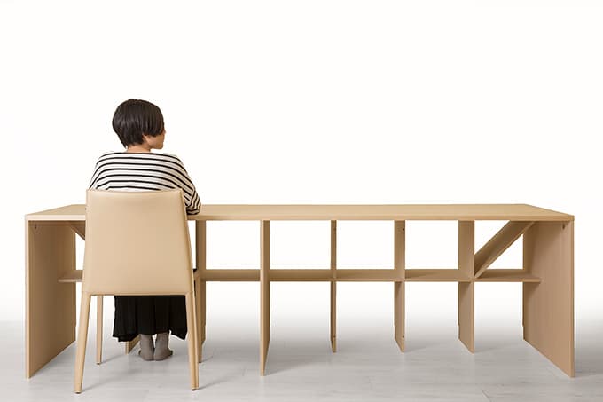 足元棚付きデスク 学習机 作業机 商品展示台