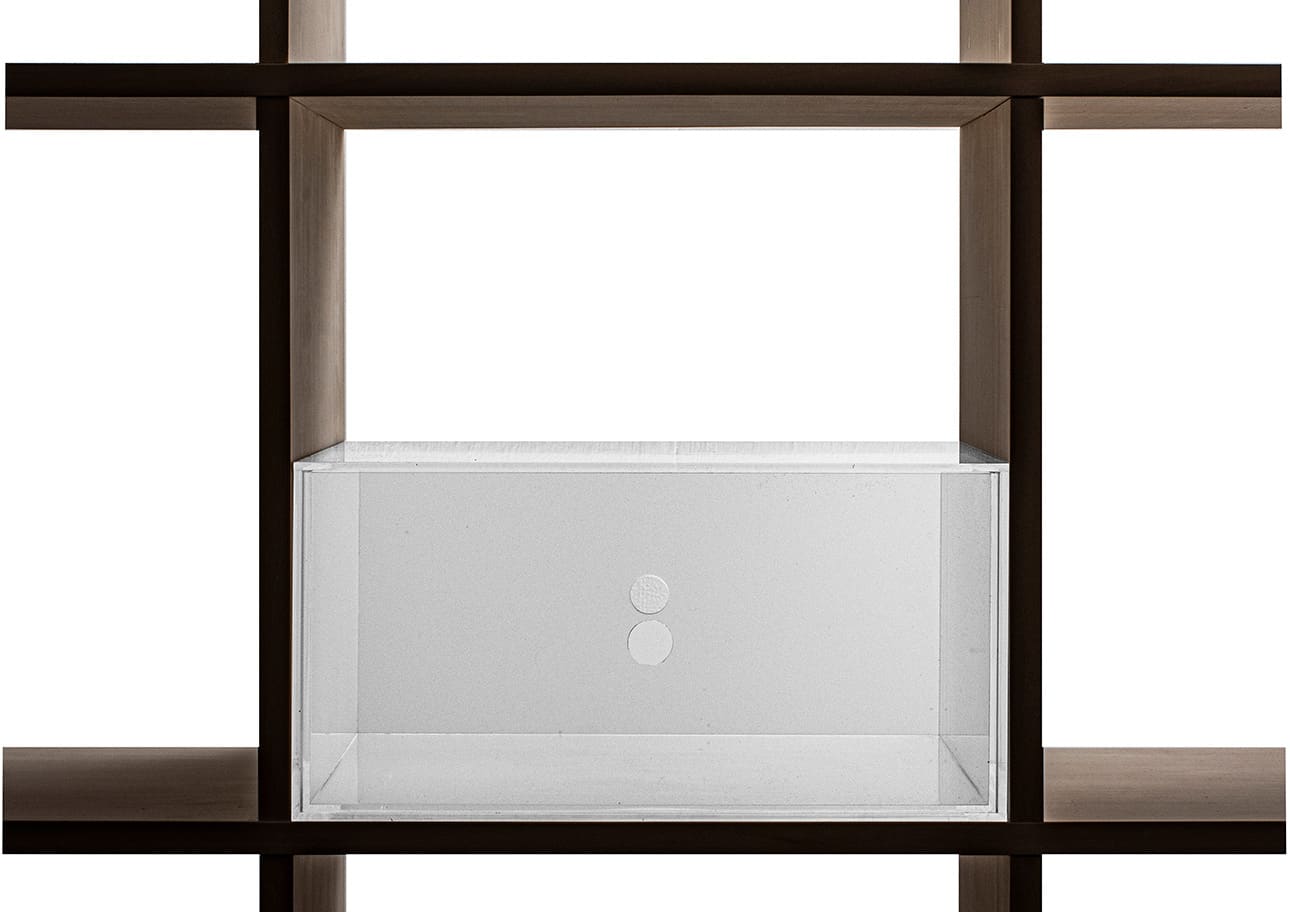 Shelf アクリル A4書類収納引き出し 1段（本棚 奥行350mm専用）