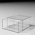Shelf アクリル A4書類収納引き出し 1段（本棚 奥行350mm専用）