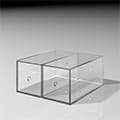 Shelf アクリル CD収納引き出し（本棚 奥行350mm専用）