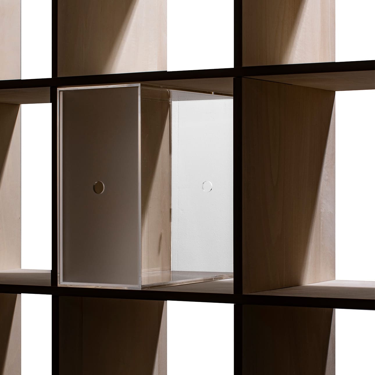 Shelf アクリル 引き出しファイルボックス 1列(本棚・奥行350専用)