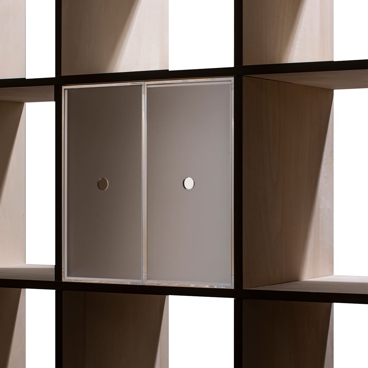 Shelf アクリル 引き出しファイルボックス 1列(本棚・奥行350専用)