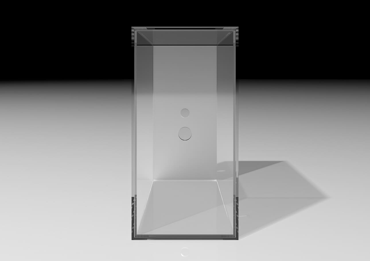 Shelf アクリル 引き出しファイルボックス 1列(本棚・奥行350専用)