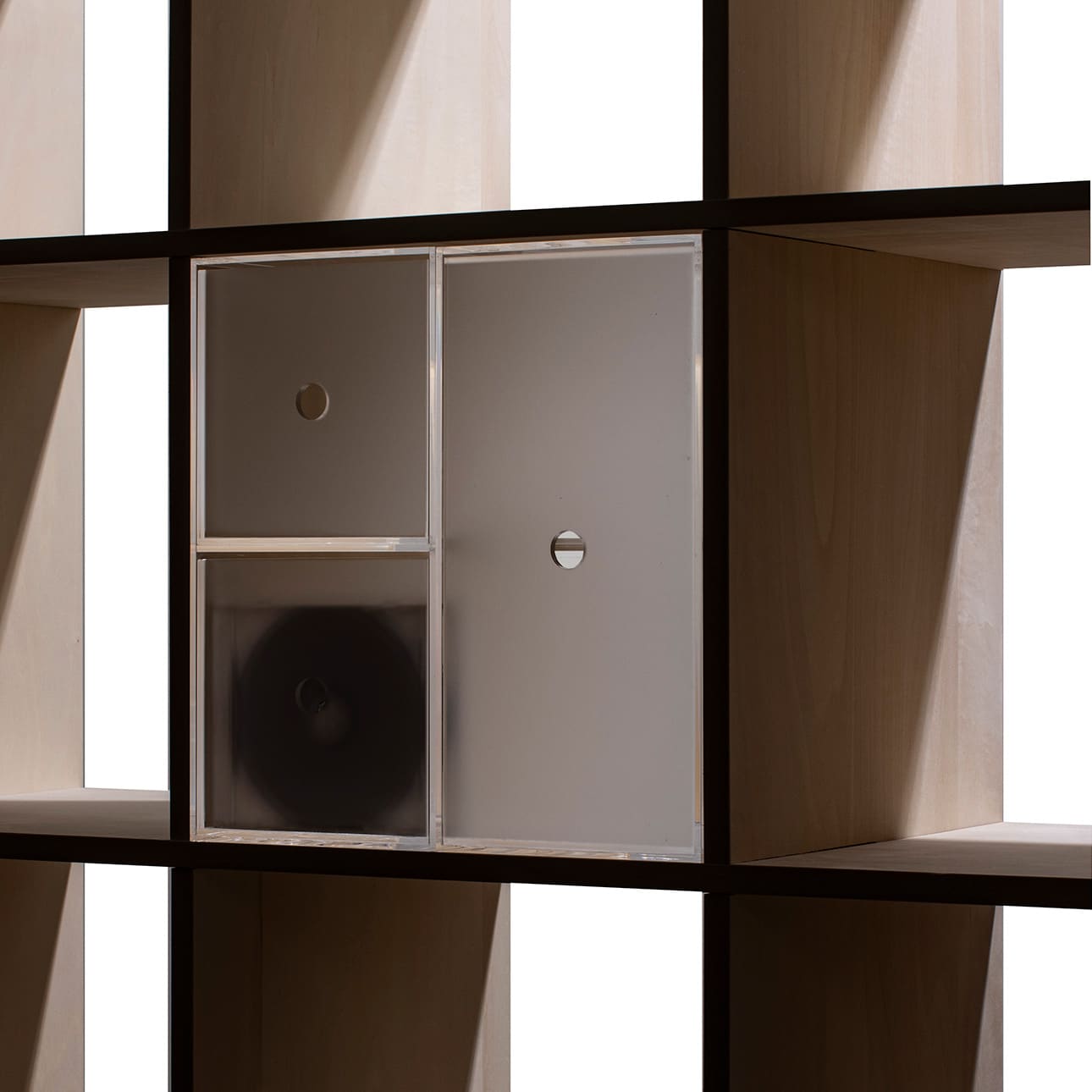 Shelf アクリル 引き出しファイルボックス 1列(本棚・奥行350専用)