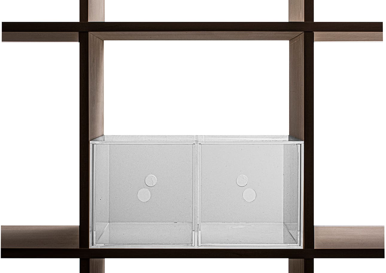 Shelf アクリル CD収納引き出し（本棚 奥行350mm専用）