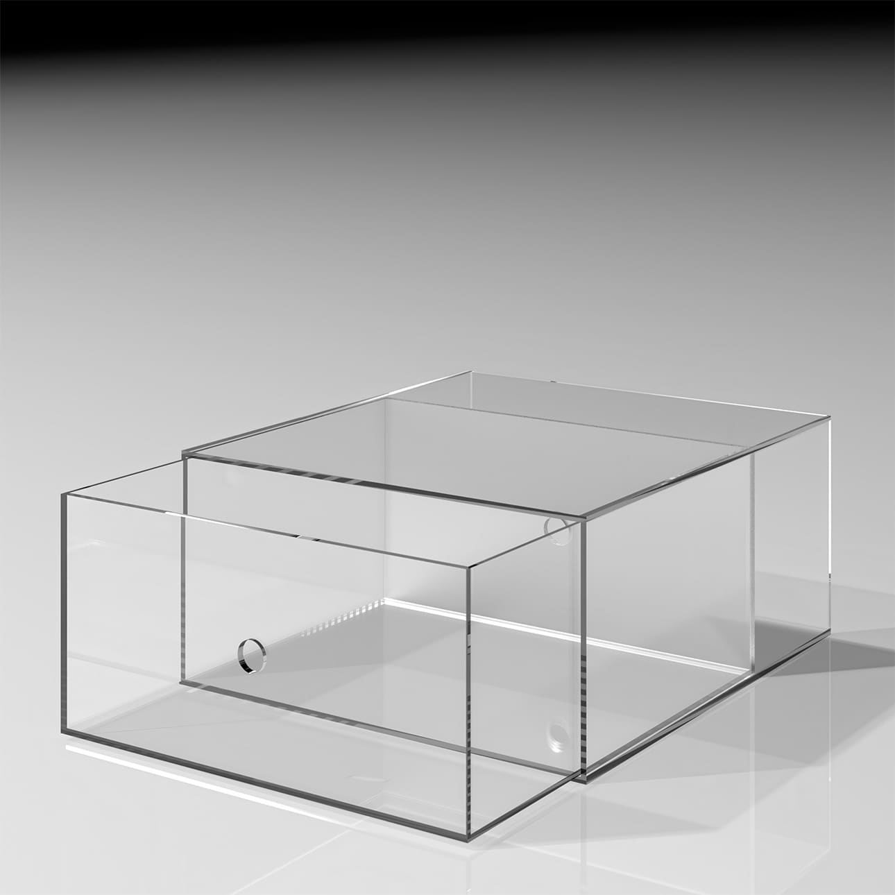 Shelf アクリル A4書類収納引き出し 1段（本棚 奥行350mm専用）