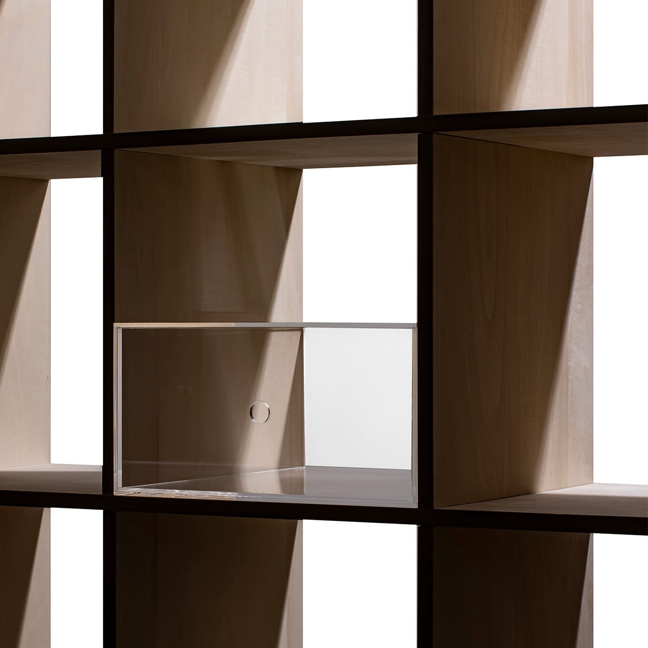 Shelf アクリル A4書類収納引き出し 1段（本棚 奥行350mm専用）