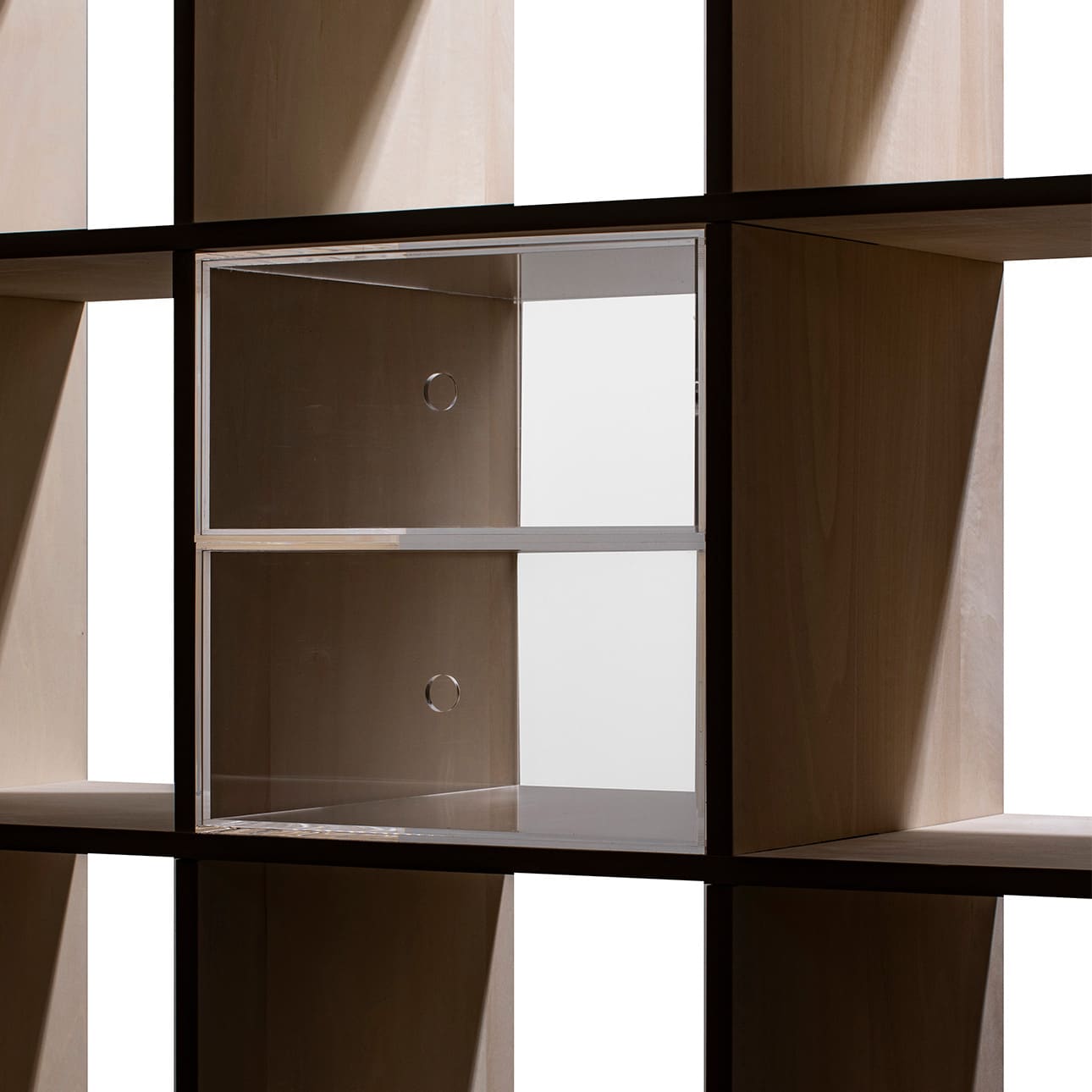 Shelf アクリル A4書類収納引き出し 1段（本棚 奥行350mm専用）