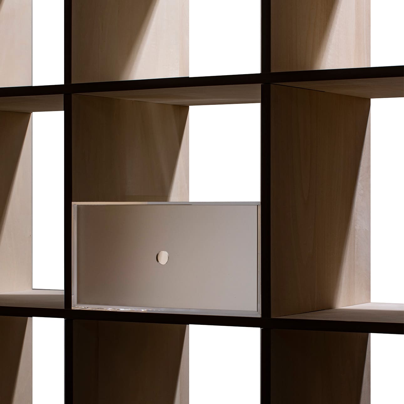 Shelf アクリル A4書類収納引き出し 1段（本棚 奥行350mm専用）