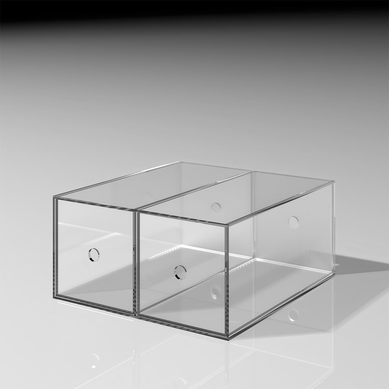 Shelf アクリル CD収納引き出し（本棚 奥行350mm専用）