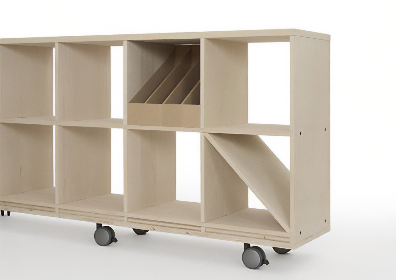 Shelf ファイルボックス 4列（本棚 奥行350mm専用）