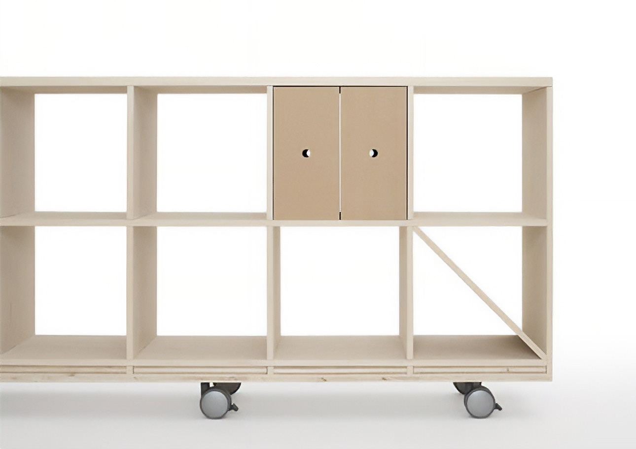 Shelf 引き出しファイルボックス 2列（本棚・奥行350専用）