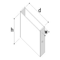 Shelf 引き出しファイルボックス 4列（本棚・奥行350専用）