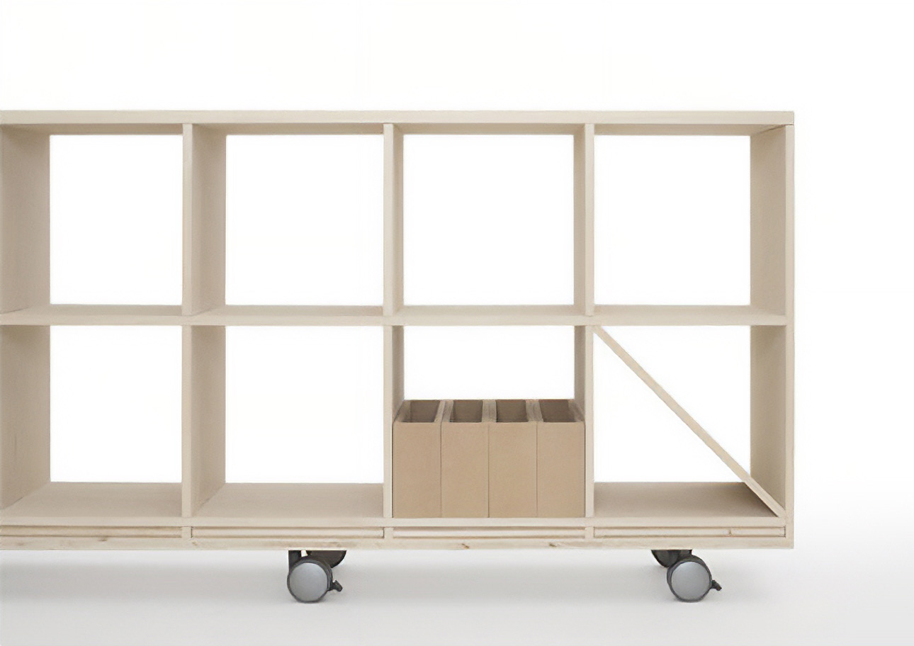 Shelf 整理ボックス 4列（本棚・奥行350専用）