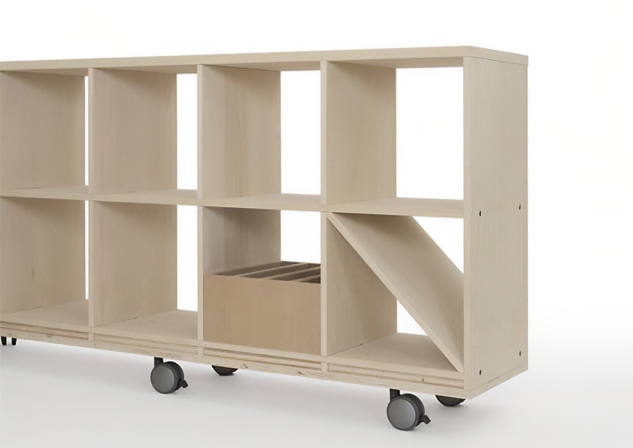 Shelf 整理ボックス 4列（本棚・奥行350専用）