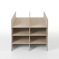 Shelf 仕切り板 4段×2列（本棚・奥行350専用）