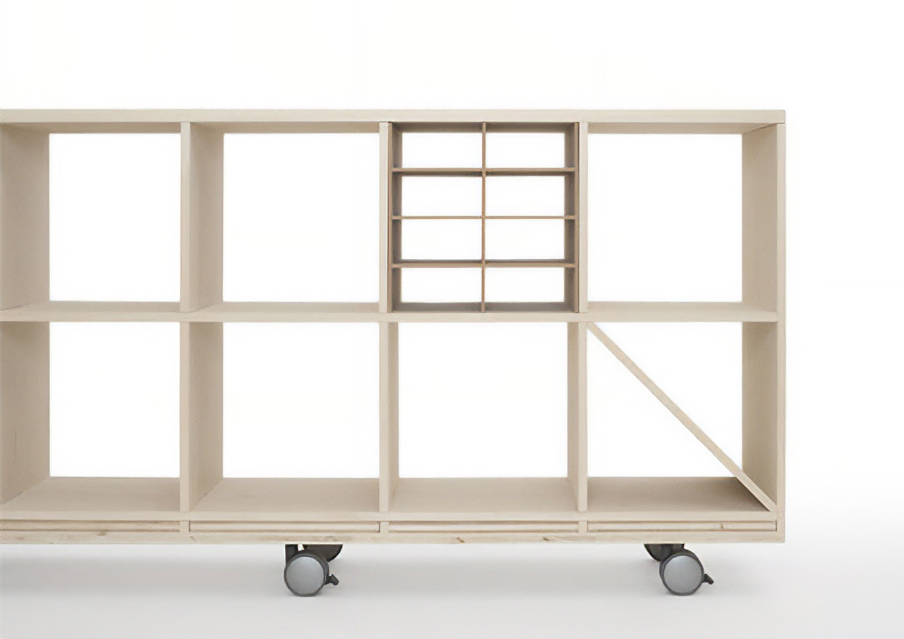 Shelf 仕切り板 4段×2列（本棚・奥行350専用）