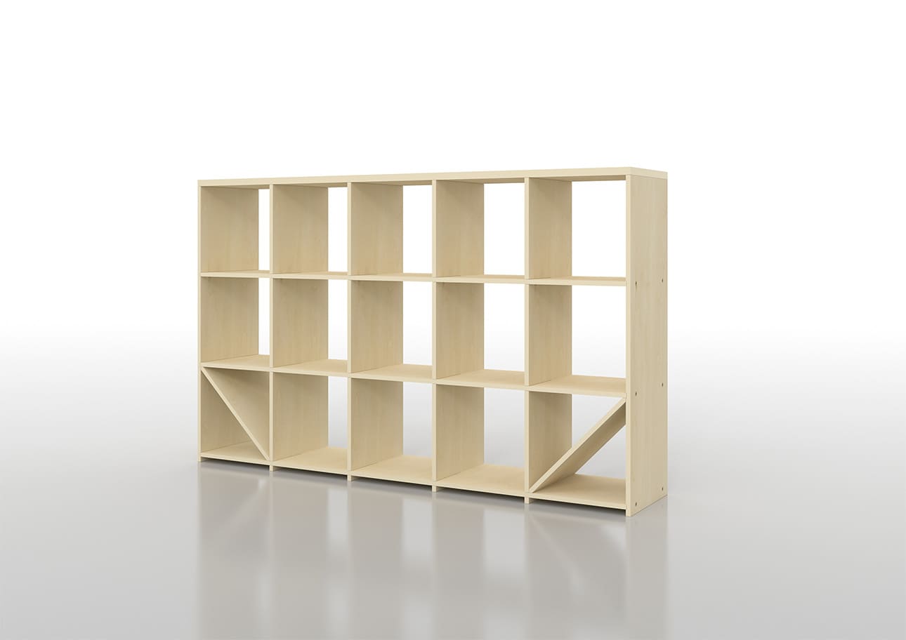 キャスター付き 本棚 移動式 ロータイプ