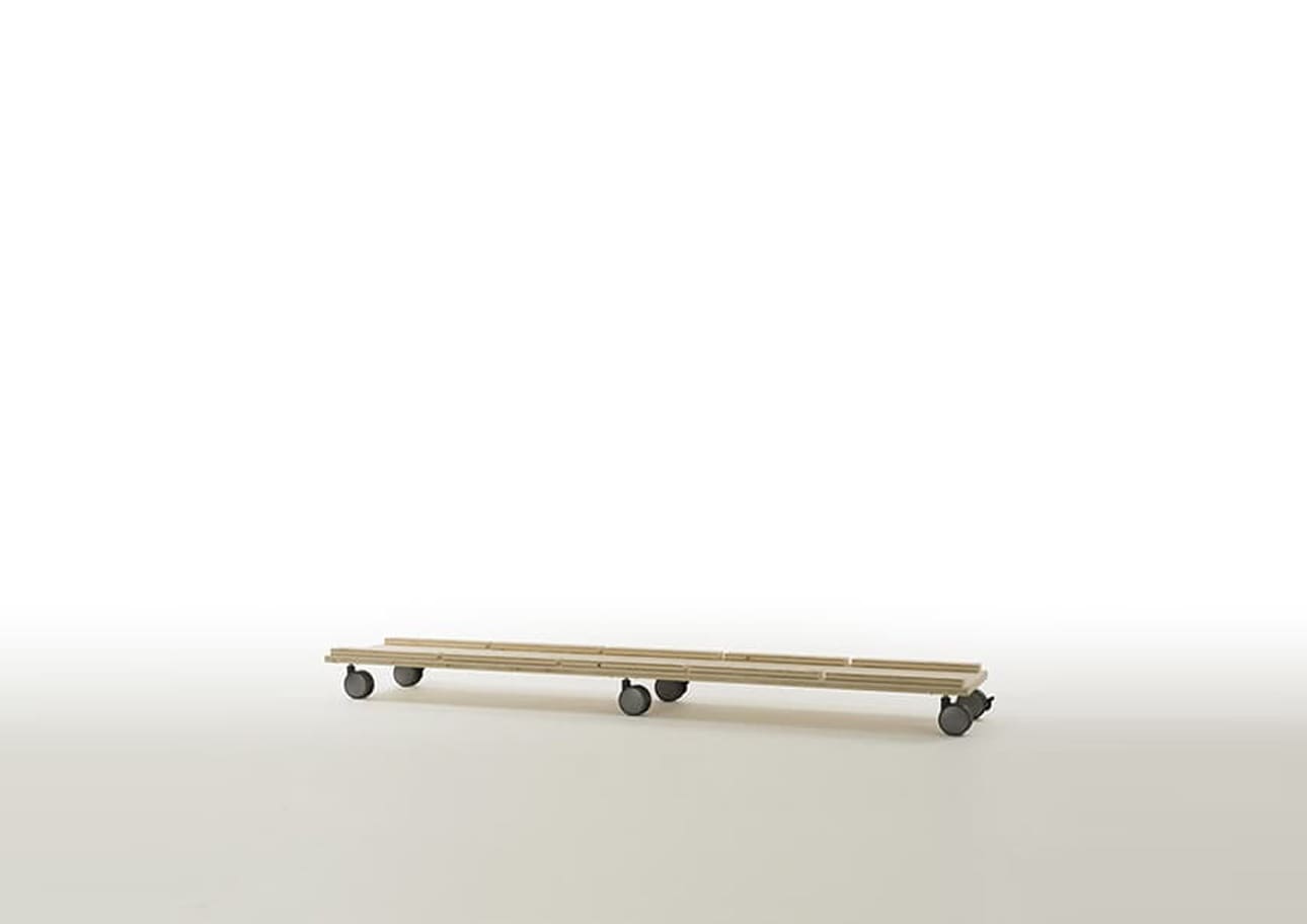 キャスター付き 本棚 移動式 ロータイプ