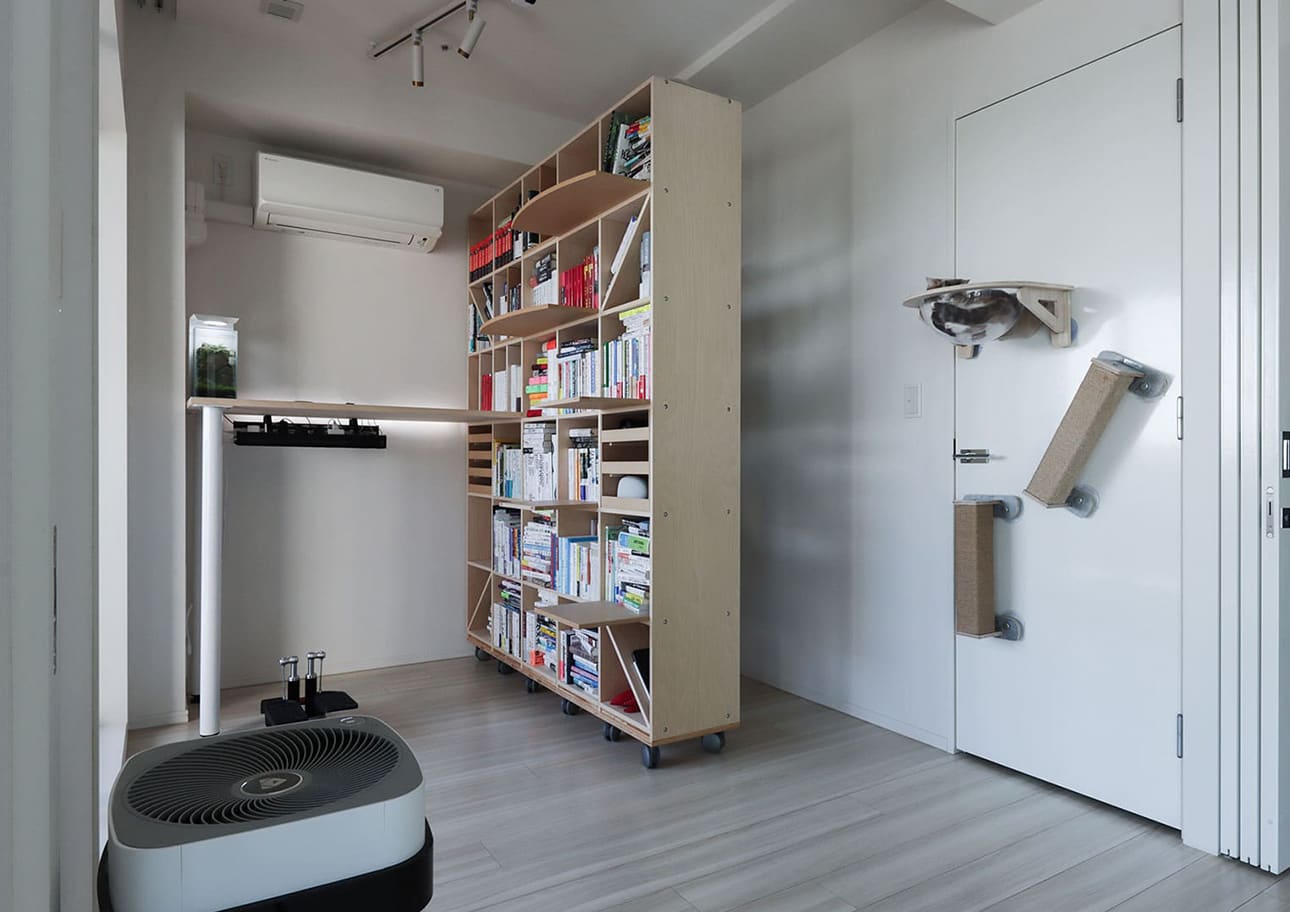 スタンディングデスク付き本棚 立ち机 スタンディングテーブル ハイデスク