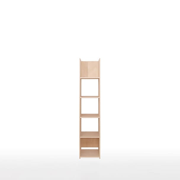 SLF-AR-1800 スリム本棚 縦5コマ