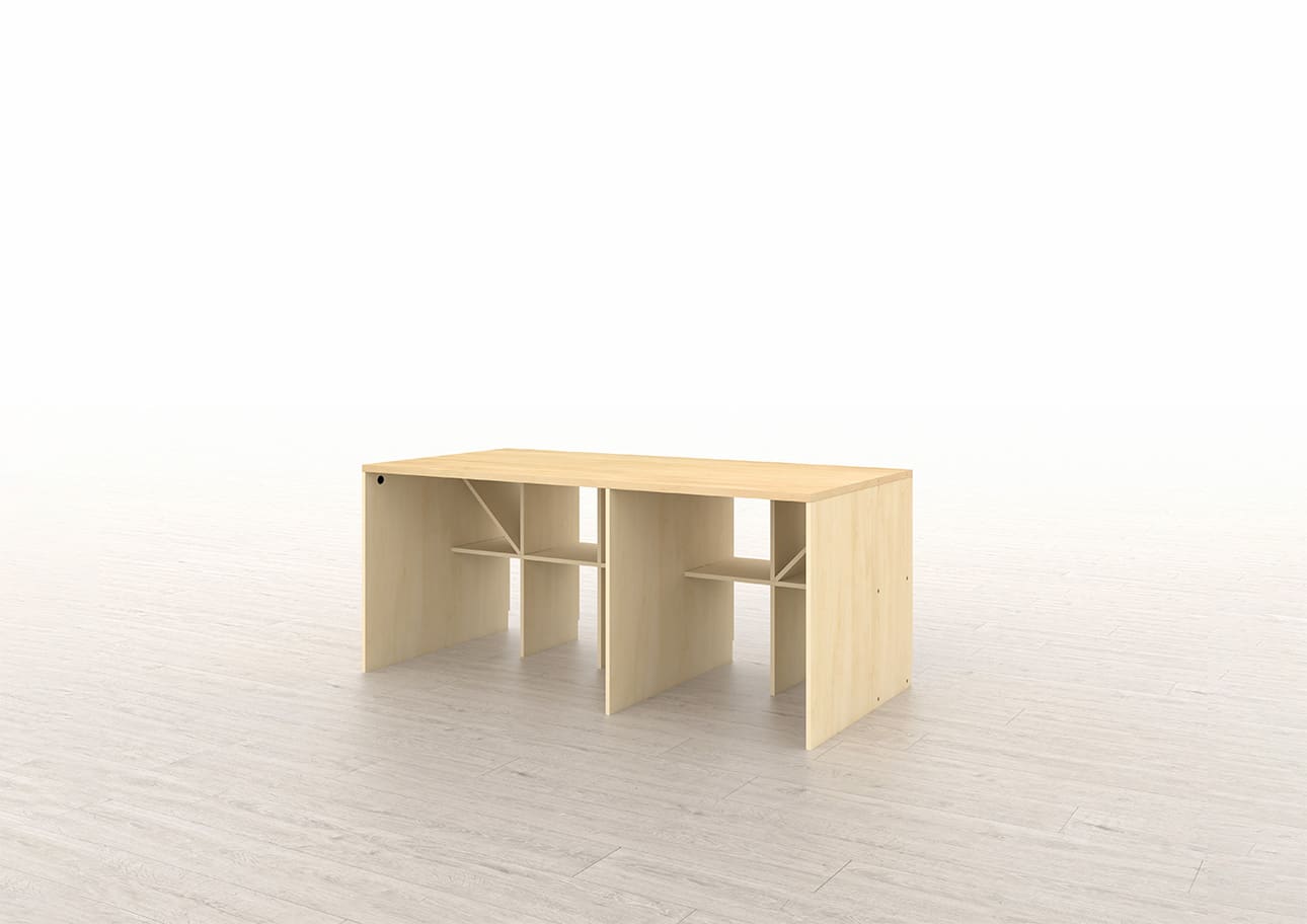 Shelf アンダーカウンター本棚 奥行350mm 縦2コマ×横5コマ