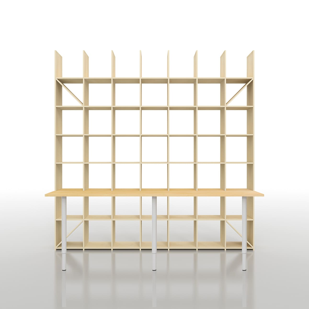 Shelf 後付けカウンター（壁一面の本棚 奥行350mm専用）